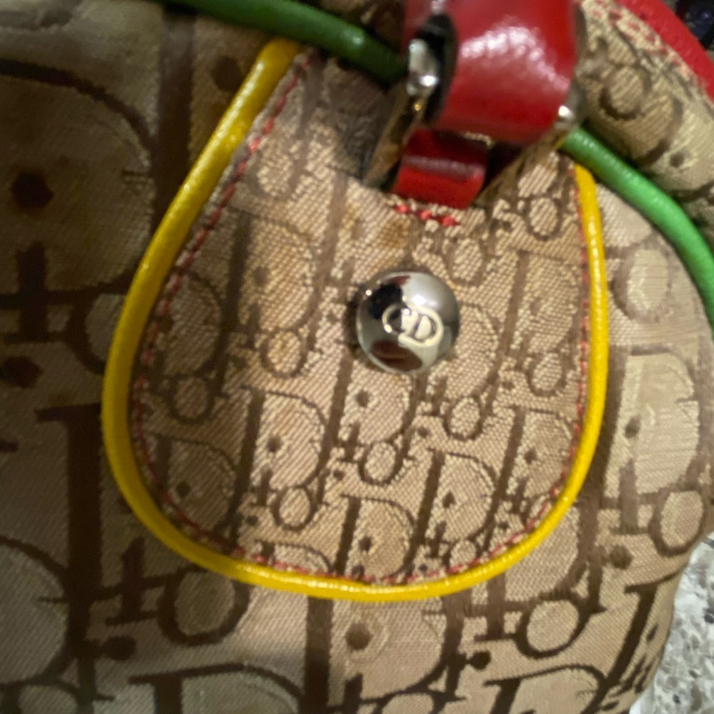 CHRISTIAN DIOR Vintage  Rasta Bowler - RARE - Picture 11 of 13